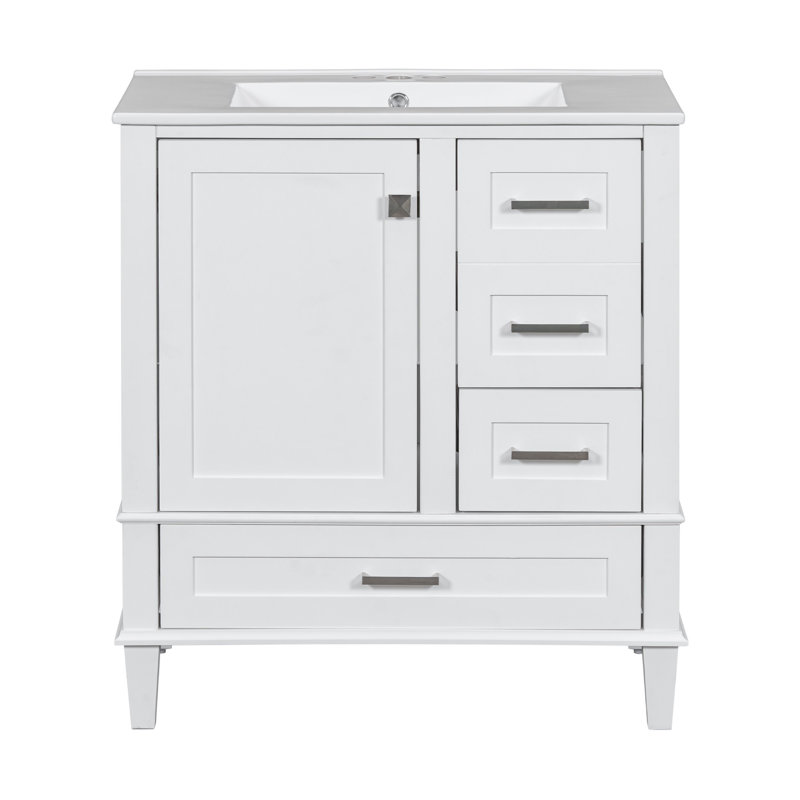 Ebern Designs Modern 30-Inch Bathroom Vanity | Wayfair